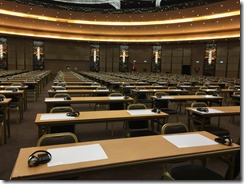 2019第一回香港地区日本留学試験EJU - 試験者の席